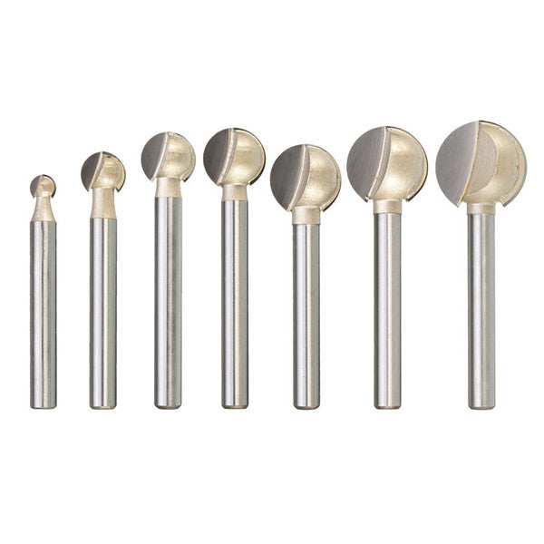 6mm Shank 6-20mm Steel Ball Cutter Woodworking Milling Cutter Carving Tool