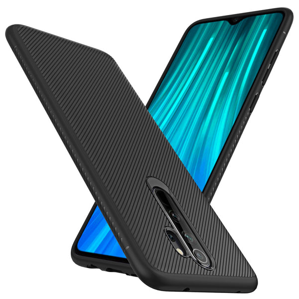 Bakeey Carbon Fiber Texture Slim Soft Silicone Shockproof Protective Case for Xiaomi Redmi Note 8 Pro
