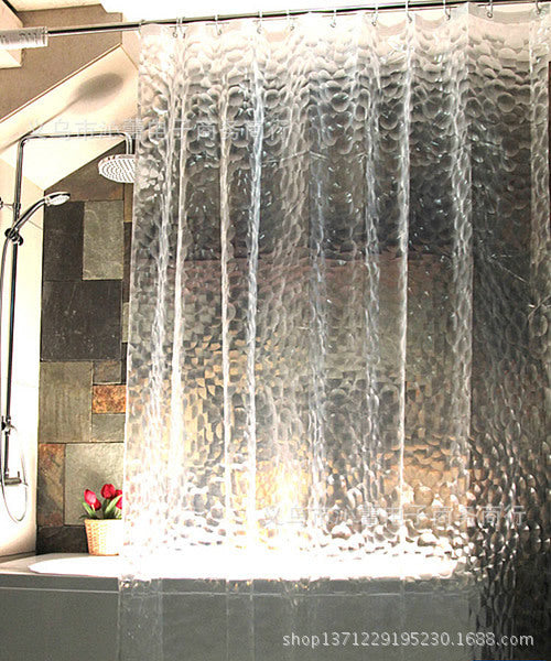 Thick 3D Water Cube Shower Curtain