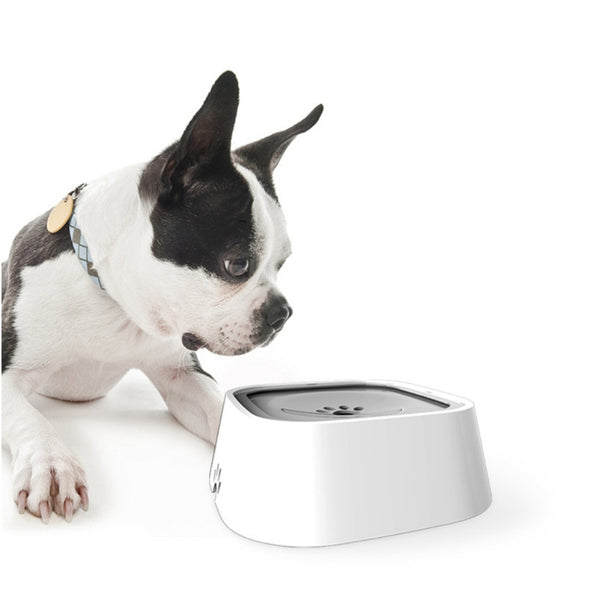 Dog Water Bowl Pet Floating Bowl Anti Splashing Not Wetting Mouth Portable Vehicle Carried Floating Bowl Cat Water Bowl  Anti-slip Pet Bowl