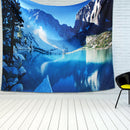 Mountain and Lake Tapestry Wall Hanging Forest Tapestries for Home Wall Decor