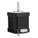 HANPOSE 17HS8401S-D150S Double Shaft 48mm Nema 17 Stepper Motor 42 Motor 42BYGH 1.8A 52N.cm 4-lead for 3D Printer CNC Laser