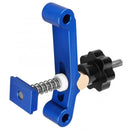 Aluminum Alloy T-slot T-Track Clamp Set Quick Acting Hold Down Clamp with Copper Pressure Woodworking Tool