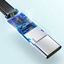 USAMS U2 Type C Flat Fast Charging Data Cable 1.2M For Oneplus 6 5t Xiaomi Mi8 Mi A1 Mix 2 S9+