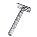 Manual Razor Long Handle Men's Barber Shaving Safety Blade Razor Mirror Storage Box