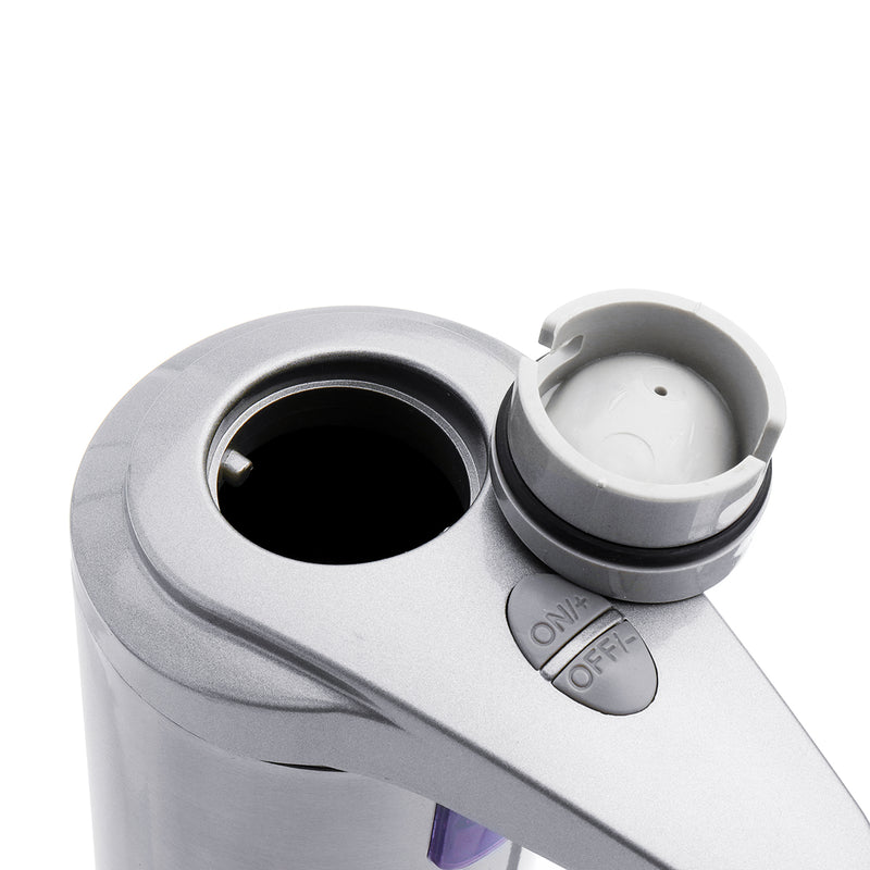 Touch Sensing Automatic Stainless Steel Silver Soap Dispenser 3 Adjustable Volume Settings 250ml Capacity