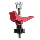 Drillpro Aluminum Alloy Quick Acting Hold Down Clamp T-Slot T-Track Clamp Set Woodworking Tool