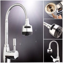 Chrome Kitchen Sink Faucet 360 Rotate Spout Basin Bathroom Hot & Cold Water Mixer Tap
