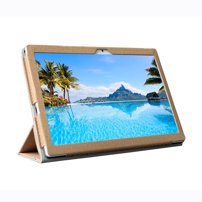 PU Leather Folding Stand Tablet Case Cover for 10.1 Inch Teclast M30 Tablet
