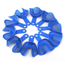 10pcs Plastic Steel Dental Impression Trays Denture Model Materials