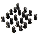 20Pcs Computer PC Case Cooling Fan Mount Screws Black For Fans 60mm 80mm 120mm