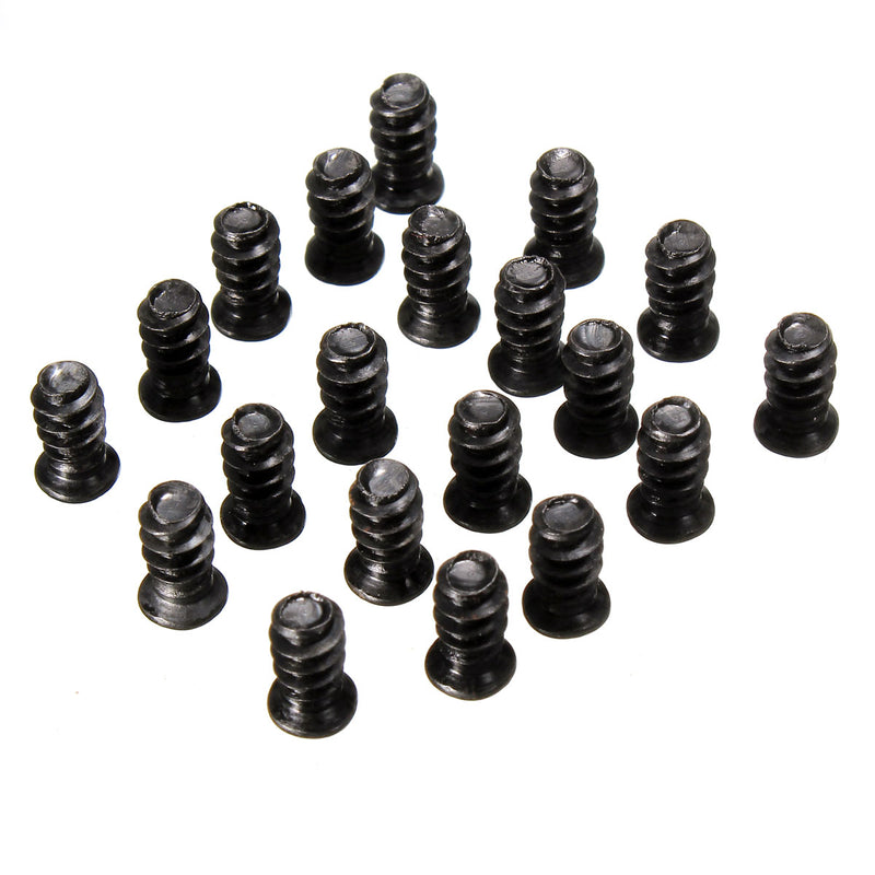 20Pcs Computer PC Case Cooling Fan Mount Screws Black For Fans 60mm 80mm 120mm