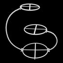 3 Tier Iron Cake Stand 60cm Height Wedding Birthday Party Display Decorations