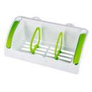 Wall Mounted Kitchen Storage Rack Sink Holder Container Sucker Adjustable Storage Baskets