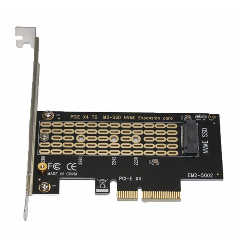 SSU EM2-5002 M.2 to PCI-E 3.0 Expansion Card SSD Key Hard Drive Transfer Card for Desktop Computer