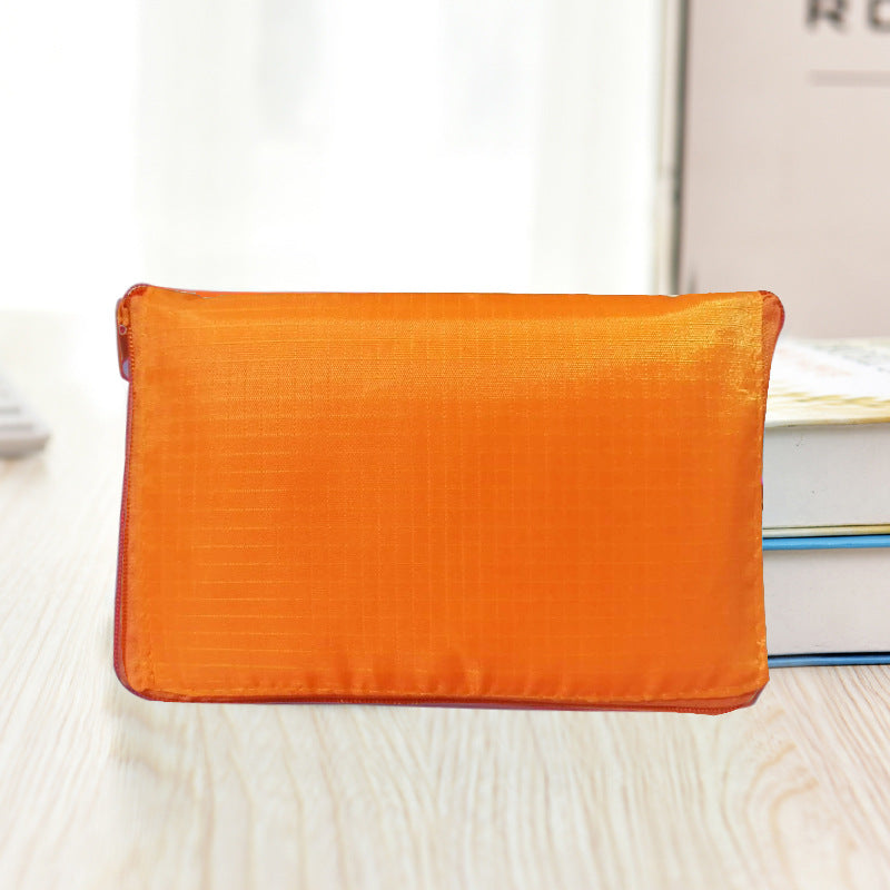 Solid Polyester Waterproof Shopping Bag Reusable Foldable Tote Shoulder Bag