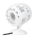 350W Mini Fan Heater Portable Electric Hot Warm Air Adjustable Temperature Fan Air Heater