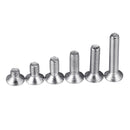 300Pcs M3 304 Stainless Steel DIN7991 Hex Socket Flat Head Countersunk Screw Bolts for RC Model