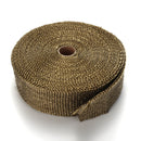 5m /10m /15m Exhaust Header Heat Pipe Wrap Tape W/ 10 Stainless Steel Zip Ties