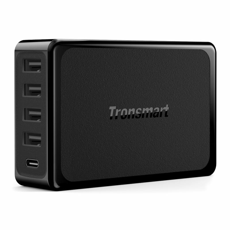 Tronsmart U5P 5-Port USB Charger Quick USB Charger 60W USB-C Power Delivery Desktop Charger for Samsung Galaxy S9 Plus