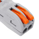 1X 5X 10X LUSTREON 2 Pin Electrical Household Fast Wire Connector Terminal for Lighting Connection