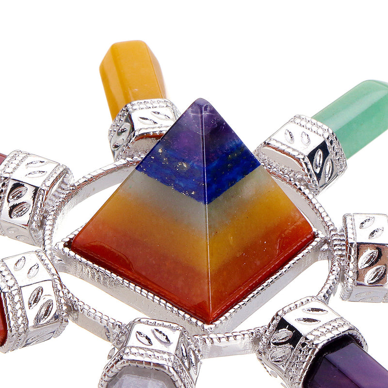 7 Chakra Natural Mixed Crystal Stone Healing Gemstone Divination Reiki Therapy Decorations