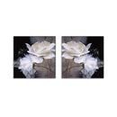 Miico Hand Painted Combination Decorative Paintings Petals Painting Wall Art For Home Decoration