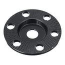 Drillpro 110mm Tungsten Carbide See Through Wood Shaping Disc Flat Carving Disc with Hole 22mm Bore Sanding Grinder Wheel for 115 125 Angle Grinder