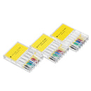 6PCS K/R/H-File Stainless Steel Dental 25mm 15-40