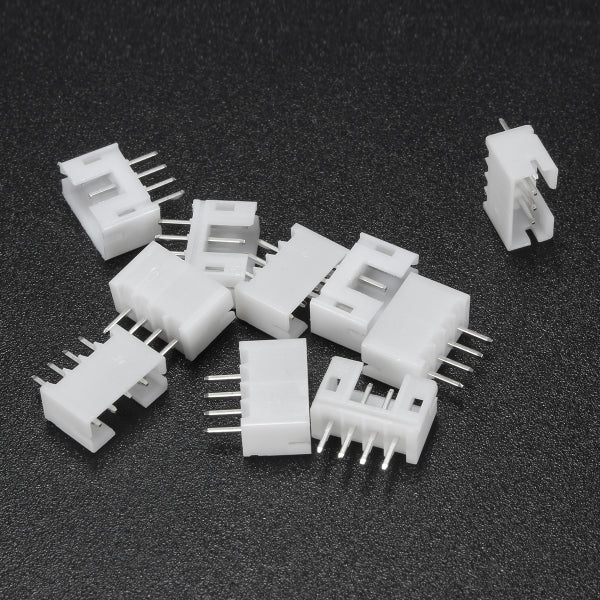 Excellway 10 Sets Mini JST 2.0mm PH 4Pin 26AWG Male Female Connector Plug Wire Cables 300mm