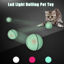 Pet Cat Toys LED Luminous Ball USB Charging Smart Cat Toy Automatic Rolling Balls