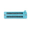 40pcs IC Lock Seat Zif Socket Test Universal zif Sockets 28Pin Narrow