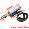 Excellway DC 12V 5N/10mm Push Pull Open Frame Mini Valve Solenoid Valve Actuator Electromagnet