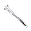 Stainless Steel Ball Whisk Egg Beater Hand Stirrer Mixer Cream Sauce Whipping