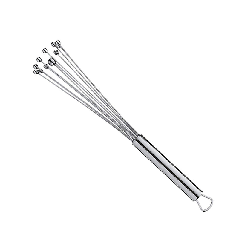 Stainless Steel Ball Whisk Egg Beater Hand Stirrer Mixer Cream Sauce Whipping