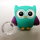 Cartoon Owl Silicone Duct Smoldering T obacco with Cap Herbal Holder Shisha h ookah Pipes