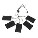 5pcs 65 Electric Heating Pad 3 Gear Adjusted DIY Thermal Vest Heated Clothes