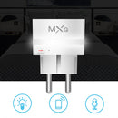 AC220V 2200W Smart EU Plug Wifi Wall Socket with LED Night Light APP Voice Remote Control Timer Supports Alexa /Google Assistant