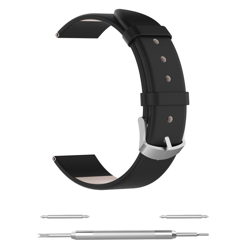 Bakeey 245MM Length Genuine Leather Watch Band for Garmin Smart Watch