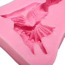 KCASA3D Ballet Girl Silicone Fondant Mold Chocolate Soap Mould Sugarcraft