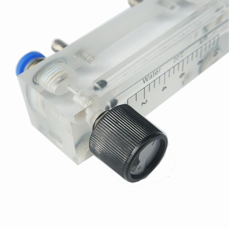 1-10L/h Glass Rotor Flow Meter Small Gas Air Flow meter Acrylic Length 106MM