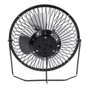 6 Inch USB Small Desk Fan Portable 4 Blades Cooler Cooling Fan For Camping Travel