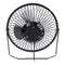 6 Inch USB Small Desk Fan Portable 4 Blades Cooler Cooling Fan For Camping Travel