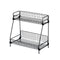 2 Tiers Multi-functional Storage Rack Cosmetic Storage Shelf Bookshelf Kitchen Dormitory Desktop Organizer Decorations Stand