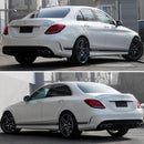 5D Carbon Fiber Racing Side Stripe Car Decals Stickers For Mercedes-Benz C Class W204 C180 C200 C230 C280 C300 C320 C350 C63 AMG