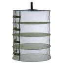 ZANLURE Large 4 Tier Shelf Hydroponic Hanging Growing Herb Dry Rack Drying Net 3yue Fishing Net