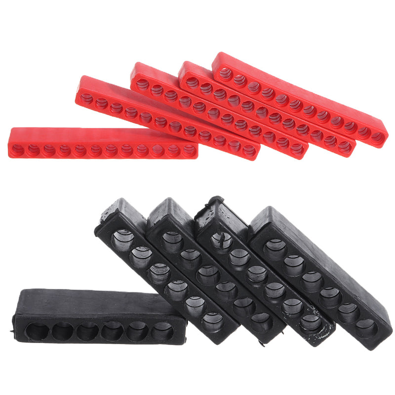 5Pcs 6 or 10 Holes Hex Shank Screwdriver Bit Storage Holder Screwdriver Head Storage Tool