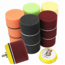 Drillpro 16pcs 2 Inch Sponge Flat Polishing Buff Pad for Car Polisher