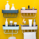 Multifunctional Free-Perforated Wall Hanging Large Space Storage Baskets with Removable Hook