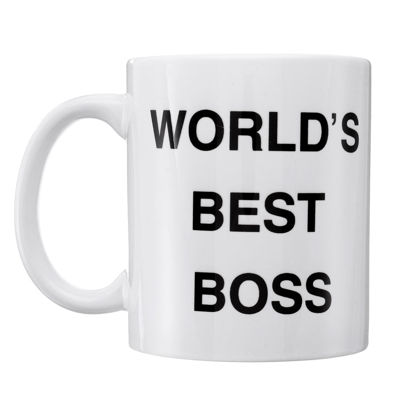 WORLD'S BEST BOSS" Cup Funny Coffee Mug Mugs Cup Gift Present Office Coffee Soup Tea Cup Gift